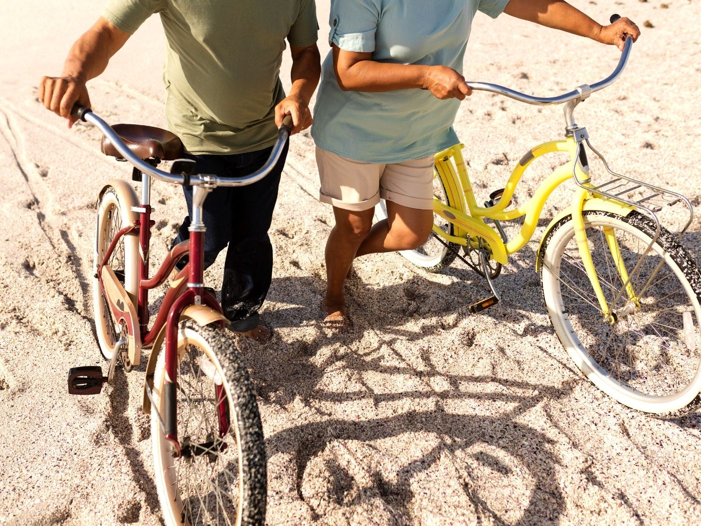 Vélo sur la plage