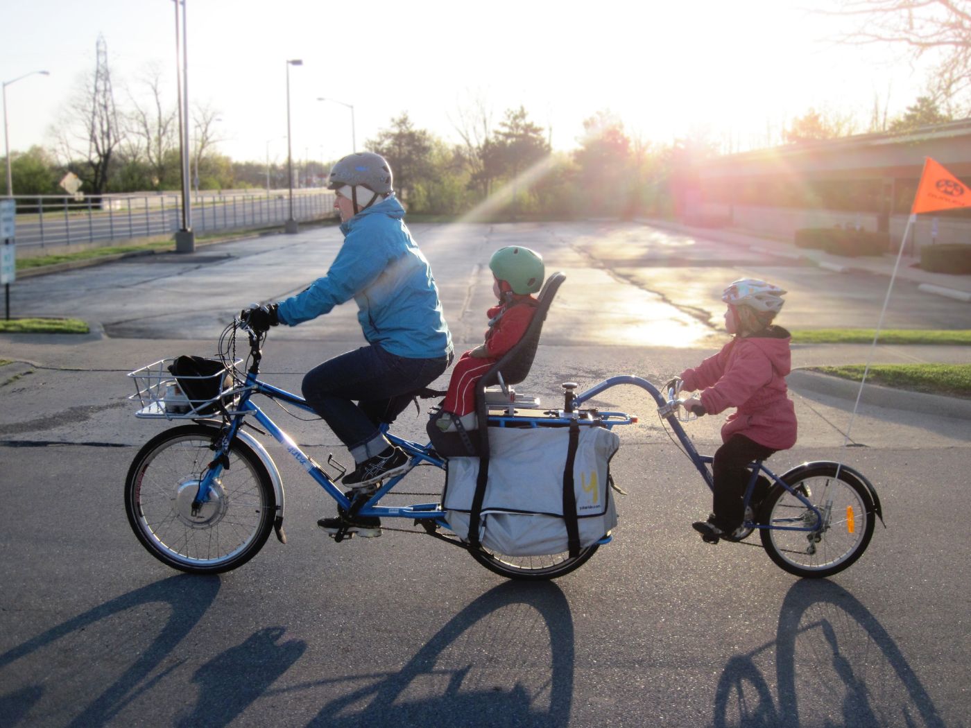 securité enfant à vélo